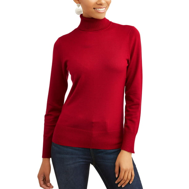 Standard evidență Pachet de pus  Time and Tru Women's Turtleneck Sweater - Walmart.com
