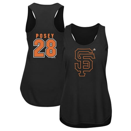 Buster Posey San Francisco Giants Majestic Women's Men of October Player Tank Top -