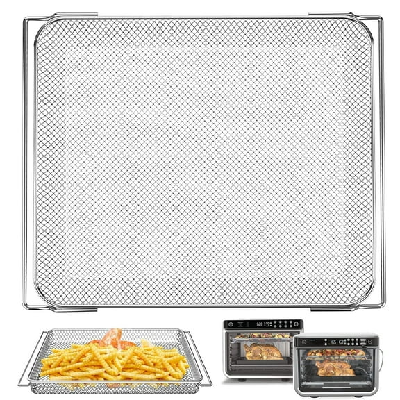 Air Fryer Basket for Ninja Foodi DT251 10-in-1 Smart XL Air Fryer Oven, 14.4*11.4'' Stainless Steel Wire Rack Accessories Tray Compatible with Ninja DT201,DT200 Convection Oven, Dishwasher Safe