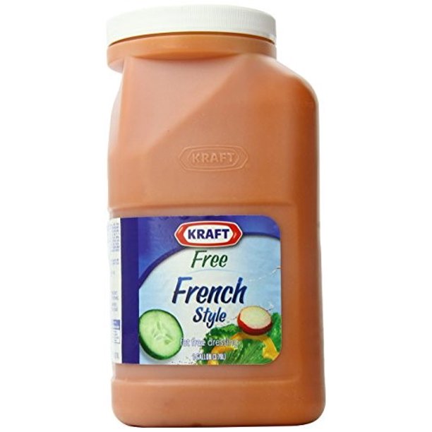 Kraft Brand Dressing FatFree Liquid, French, 128 Ounce
