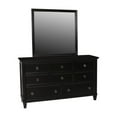 thumbnail image 5 of New Classic Tamarack 4-Piece Wood King Bedroom Set with Chest in Black, 5 of 6