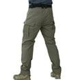 thumbnail image 2 of WTOBBY Men's Ripstop Cargo Work Pants Multi-Pocket Water-Resistant Design - Construction Fishing Camping Travel Trousers Breathable Outdoor Hiking Utility Pants ,Green XL, 2 of 2