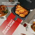 thumbnail image 4 of MIRASTON 5.8QT Air Fryer, 8-in-1 Touch Screen with View Window, Ideal for Home Kitchen, 4 of 11