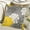 Yellow, variant on Yellow Grey Pillow Covers 18x18 Inch,Xmas Decorative Daisy Throw Pillow Cover for Couch Modern Farmhouse Pillow Case for Living Room Outdoor Home Decor