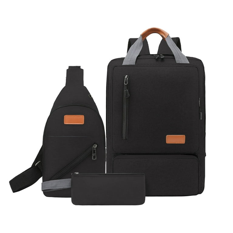 Crossbody Sling Bag, Travel Laptop Backpack, Large Women's Men's Travel Backpack, 17 In Business Carry On Backpack With Crossbody And Coin Purse, College Bag Three Piece Clearance Sale - Walmart.com Crossbody Sling Bag, Travel Laptop Backpack, Large Women's Men's Travel Backpack, 17 In Business Carry On Backpack With Crossbody And Coin Purse, College Bag Three Piece Clearance Sale - Walmart.com
