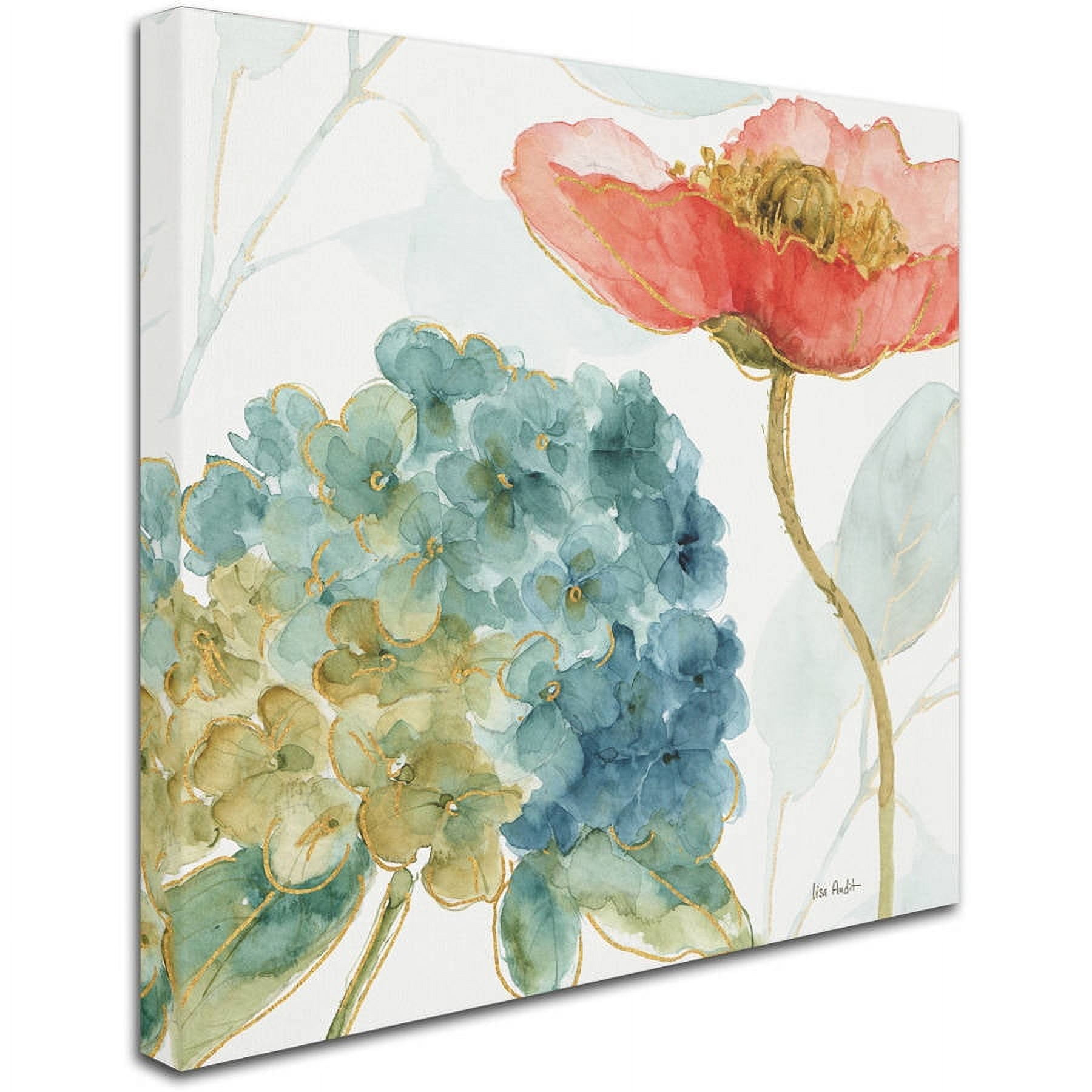 Trademark Fine Art "Rainbow Seeds Flowers VIII" Canvas Art by Lisa Audit