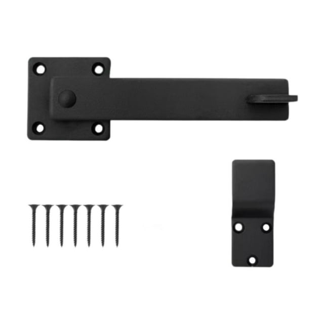 Tnarru Barn Door Lock Flip Latch Kit for Chicken Coop Door Simple Assembly Hardware