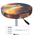 thumbnail image 4 of Disketp Starry Sky Constellation Cat Funda Redonda para Taburete, Funda de Cojín para Silla de Bar Suave y Elástica-13 inch, 4 of 7