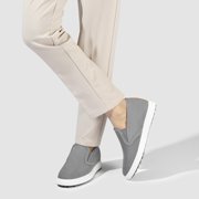 CMR CHAMARIPA Gray Nubuck Elevator Shoes For Men - Mens Casual Slip-On Shoes To Look Taller 6 CM / 2.36 Inches