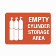 thumbnail image 1 of Tin Signs Empty Cylinder Storage Area Hazard Sign Flammable Safety Sign Street Decor 12x8 Inch, 1 of 5