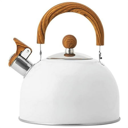

Tea 2.5L Stainless Steel Whistling Tea Pots for with Handle Loud and Anti-Rust Quick Boiling