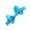 Turquoise, variant on Baby Satin Adjustable Pre-Tied Bow Tie - Turquoise