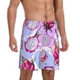 thumbnail image 2 of Honeii Dragon Fruit Print Men's Pajama Sleepwear Shorts - a comfy pajama bottom and lounge short for Relaxed Home Wear-X-Large, 2 of 6