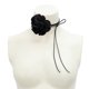 thumbnail image 3 of Collar con cordones de flores, gargantilla de flores, collar de flores, gargantilla floral para discotecas, fiestas y uso diario para mujeres y niñas, 3 of 6