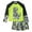 Green, variant on KYAIGUO Kids Boys Two Piece Rash Guard Swimsuits Long Sleeve Sunsuit Bathing Suit Swimwear Sets 7-11 Years Old