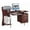 Chocolate, variant on Techni Mobili Stylish Contemporary Computer Desk with Storage, Chocolate RTA-325-CH36