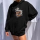 thumbnail image 2 of Sudadera estampada con capucha retro de manga larga suelta divertida vintage para mujer con mangas caídas en los hombros Pompotops gfhjh7403, 2 of 7