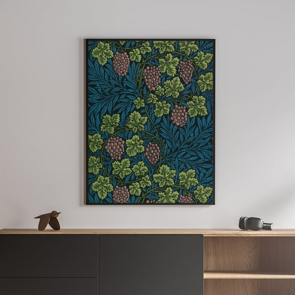 Vine Pattern 2 - 1873 | William Morris | Premium Fine Art Print | 19th Century British | Arts and Crafts | Botanical | Plant Art | Nature art