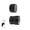 gloss black 23mm, variant on Adjustable Furniture Support Legs Height Extenders Nonskid Aluminum Alloy Bed Risers For Sofa Chair Upgrade