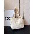 thumbnail image 2 of Women's Canvas Tote Bag with Multiple Pockets, Large Capacity Shoulder Handbag for Work, School, Travel and Everyday Use, 2 of 10