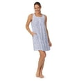 thumbnail image 4 of Aria Sleeveless 100% Cotton Nightgown with Pockets in 36",Women's Sizes XS-5X, 4 of 8
