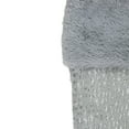 thumbnail image 3 of Northlight 20" Gray and Silver Faux Fur Christmas Stocking, 3 of 4