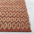 thumbnail image 3 of SAFAVIEH Natural Fiber Kalisha Geometric Area Rug, Natural/Rust, 5' x 8', 3 of 8