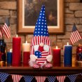 thumbnail image 5 of erdimoy 4th of July Patriotic Gnome Plush Figurines, Red White Blue Star Stripe Faceless Rudolph Dolls, Independence Day Memorial Day Tabletop Tiered Tray Home Decor, 5 of 6