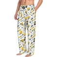thumbnail image 6 of Cauagu construction tools Mens Pajama Pants Sleep & Lounge Pants,PJ Bottoms with Pockets-X-Large, 6 of 6