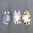 thumbnail image 3 of CafePress - 3Cats2 Kopie - Pullover Hoodie, Classic & Comfortable Hooded Sweatshirt, 3 of 4