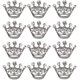 thumbnail image 1 of 12 piezas coronas para mujer corona Mini reina decoraciones diadema Favor brillante elegante moda C. Afortunado Sencillez, 1 of 5