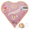 thumbnail image 1 of Lindt LINDOR Friendship Heart Neapolitan Chocolate Truffles Box, 60g, 1 of 6