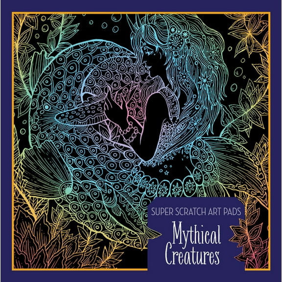 Super Scratch Art Pads: Mythical Creatures, (Hardcover)