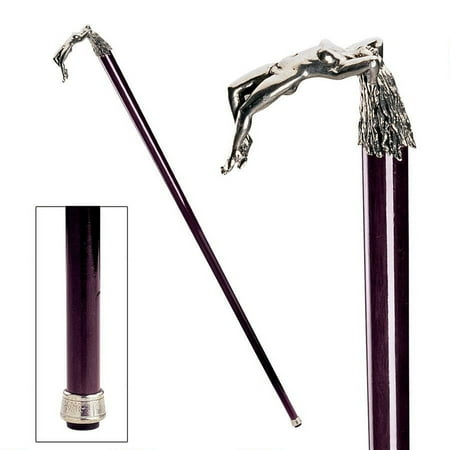 Design Toscano Ecstasy Pewter Walking Stick