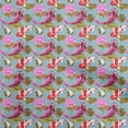thumbnail image 1 of oneOoneViscoseJerseyPinkFabricAsianJapaneseKoiFishWithFloralSewingFabricByTheYardPrintedDiyClothingSewingSupplies60InchWide, 1 of 4