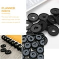 thumbnail image 4 of MasteelfCA 20Pcs Loose Leaf Binder Discs Plastic Planner Binding Rings Hollow Expansion Discs, 4 of 8