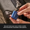 thumbnail image 3 of Candado para equipaje Master Lock, acero, combinación de 4 esferas, 3 cm, 3 of 4