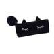 thumbnail image 1 of Vogacara Bolsa de almacenamiento de gato de dibujos animados para maquillaje cosmético de franela suave y bonita, estuches para lápices y Animales de peluche y juguetes de peluche negro, 1 of 6