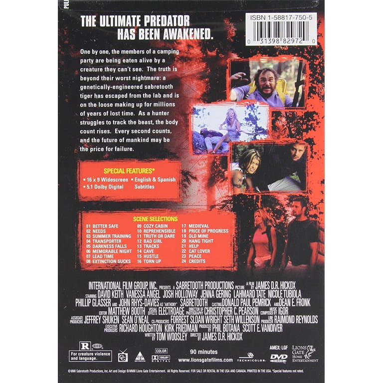 Sabertooth (DVD) - Walmart.com