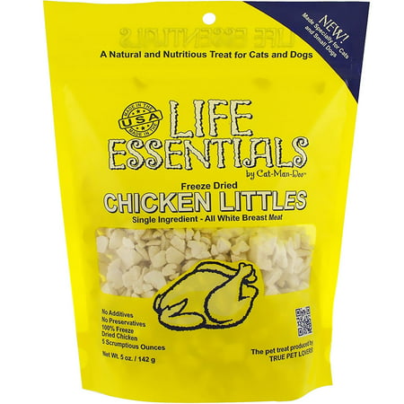 Cat-Man-Doo Life Essentials Chicken Littles Freeze Dried Cat & Dog ...
