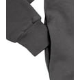 thumbnail image 7 of Soft  Cozy 100% Cotton Fleece Zip Hoodie with Inner Pockets | Charcoal, 7 of 7