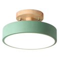 thumbnail image 1 of Green Ceiling Lights Modern LED Nordic Wood Lighting Fixture, 1 of 5