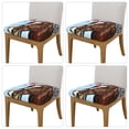 thumbnail image 2 of Gaeub Christmas Horse Square Chair Seat Covers, Stretch Fitted Printed Chair Seat Cushion Cover for Kitchen, Office - One Size, 2 of 9