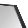 thumbnail image 3 of Kate and Laurel Rhodes Modern Hexagon Wall Mirror, 22 x 25, Black, Chic Geometric Mirror for Wall, 3 of 7
