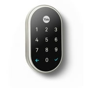 Nest x Yale Lock (Satin Nickel) with Nest Connect
