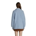 thumbnail image 6 of PAOLA RIBONI Lightweight Open-Front Cardigan in Soft Gray for Women, Relaxed Fit Sweater Crafted with RWS Wool & Recycled Polyester for Cozy Styling, 6 of 8