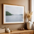 thumbnail image 4 of New Croton Reservoir - Croton-on-Hudson New York Photography Lake Foggy Nature Scenic Water Landscape Woods Oak Framed Wall Art Print 24 x 36 inches, 4 of 6