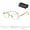 Gold, variant on Auto Focus Glasses, Smart Zoom Reading Glasses, Distance&near Progressive Multi-focus for Women Men, Enhanced Blue Light Protection, Clear vision, Say goodbye to blurry images