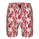 thumbnail image 3 of Balery Bloody Hand 2 Traje de Baño Estilo Hawaiano para Hombre, Shorts de Secado Rápido con Bolsillos-Large, 3 of 6