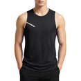 thumbnail image 5 of IhhxPro Men's Quick Dry Tank Top Sleeveless Workout Shirt Breathable Summer Gym Running Vest Loose Fit Cotton Athletic Casual Training Bodybuilding M-3XL, 5 of 7